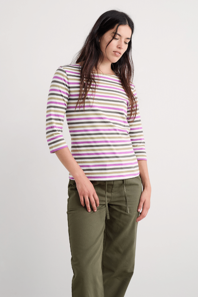 Seasalt Cornwall Sailor Top Tri Mini Cornish Fennel - La Vie en Rose Damesmode Enkhuizen