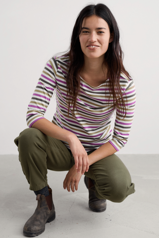 Seasalt Cornwall Sailor Top Tri Mini Cornish Fennel - La Vie en Rose Damesmode Enkhuizen