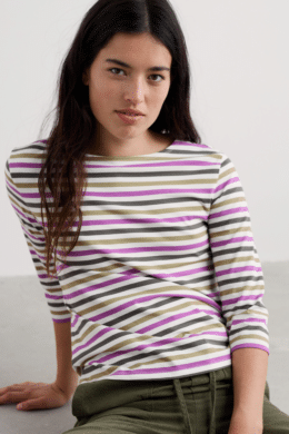 Seasalt Cornwall Sailor Top Tri Mini Cornish Fennel - La Vie en Rose Damesmode Enkhuizen