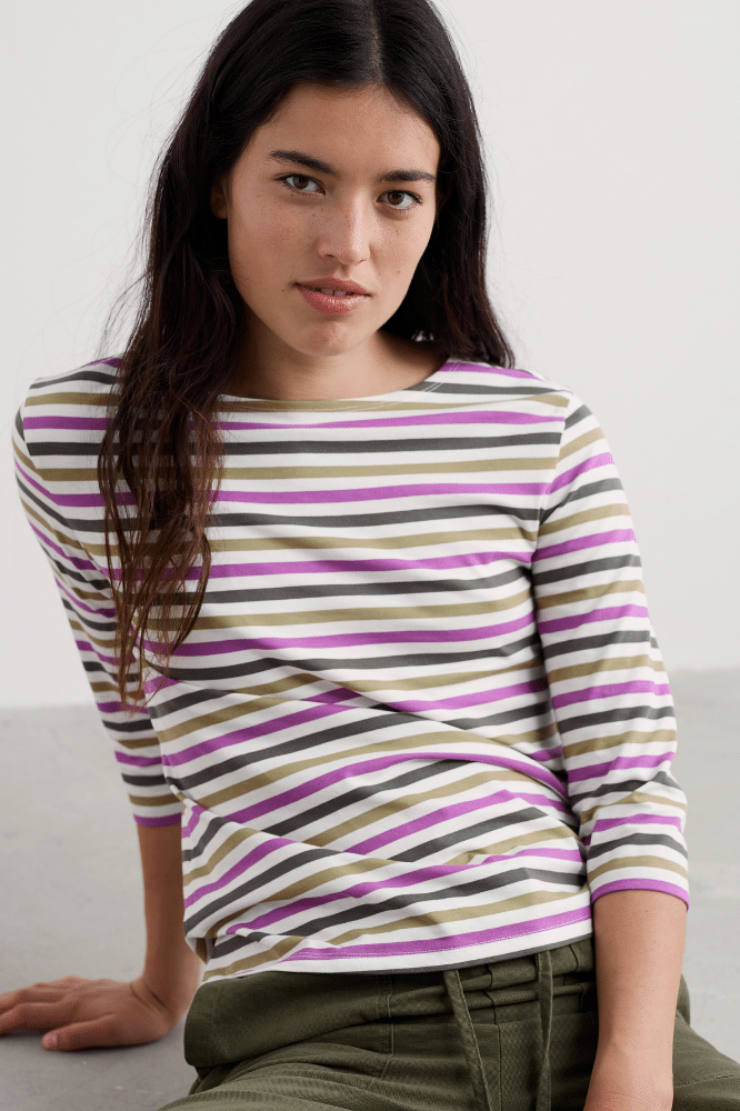 Seasalt Cornwall Sailor Top Tri Mini Cornish Fennel - La Vie en Rose Damesmode Enkhuizen