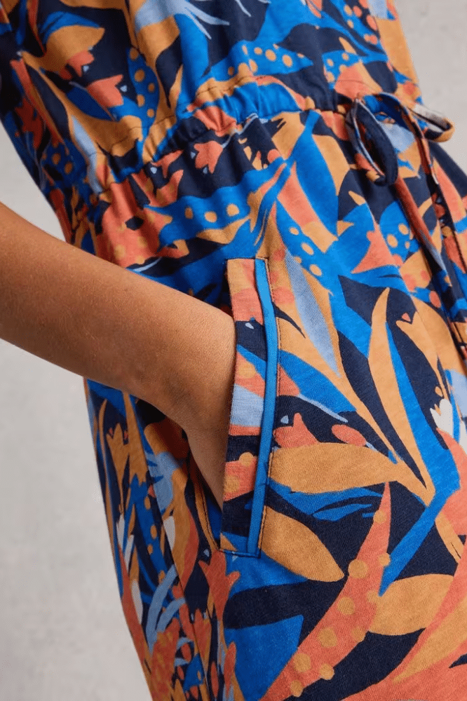 White Stuff Heidi Dress Navy Print - La Vie en Rose Damesmode