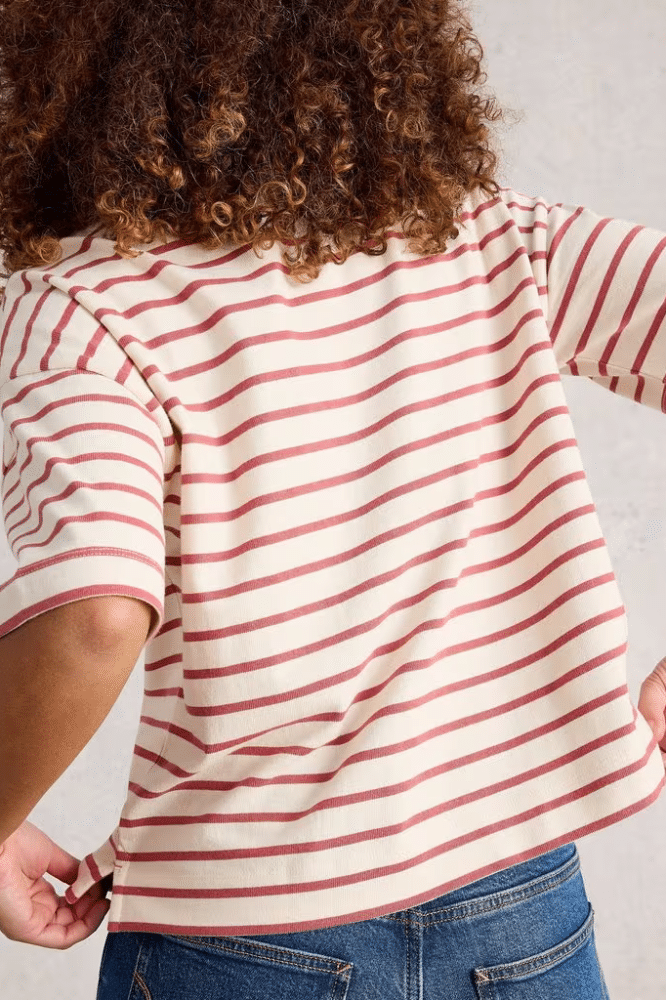 White Stuff Kat Stripe Tee - La Vie en Rose Damesmode