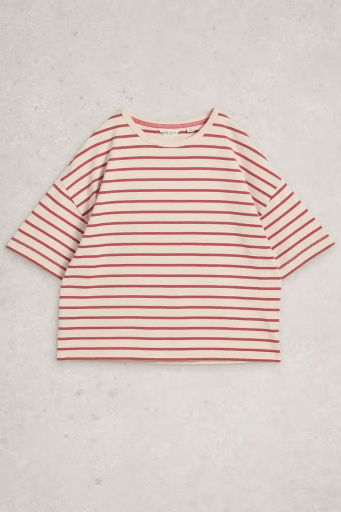 White Stuff Kat Stripe Tee - La Vie en Rose Damesmode