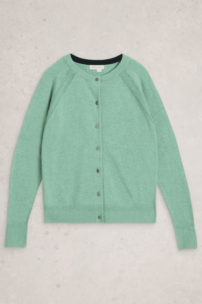 White Stuff Lulu Cardi Mid Teal - La Vie en Rose Damesmode