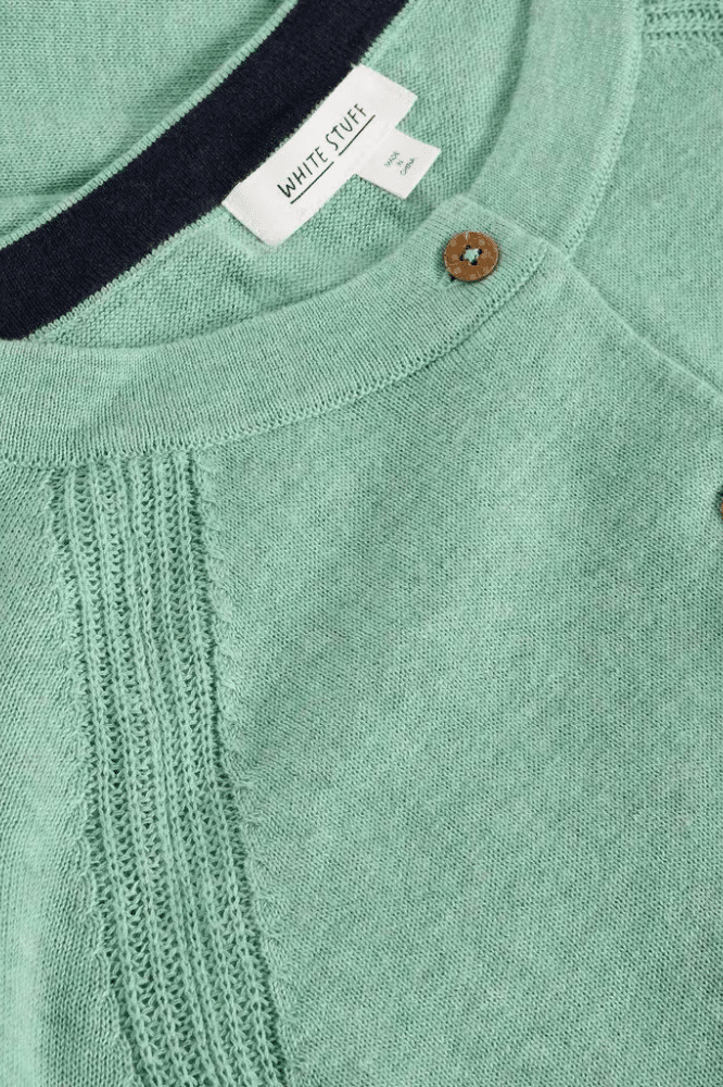 White Stuff Lulu Cardi Mid Teal - La Vie en Rose Damesmode