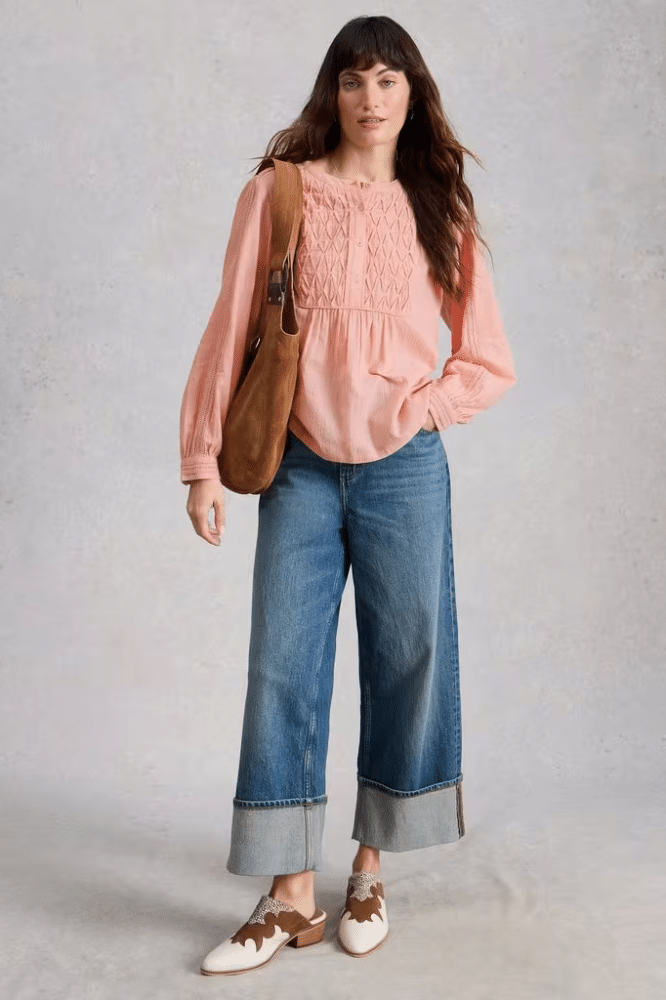 White Stuff Rua Rachel Smock Top - La Vie en Rose Damesmode