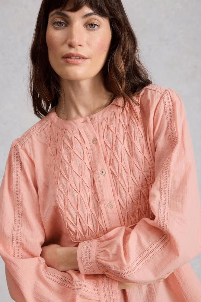 White Stuff Rua Rachel Smock Top - La Vie en Rose Damesmode
