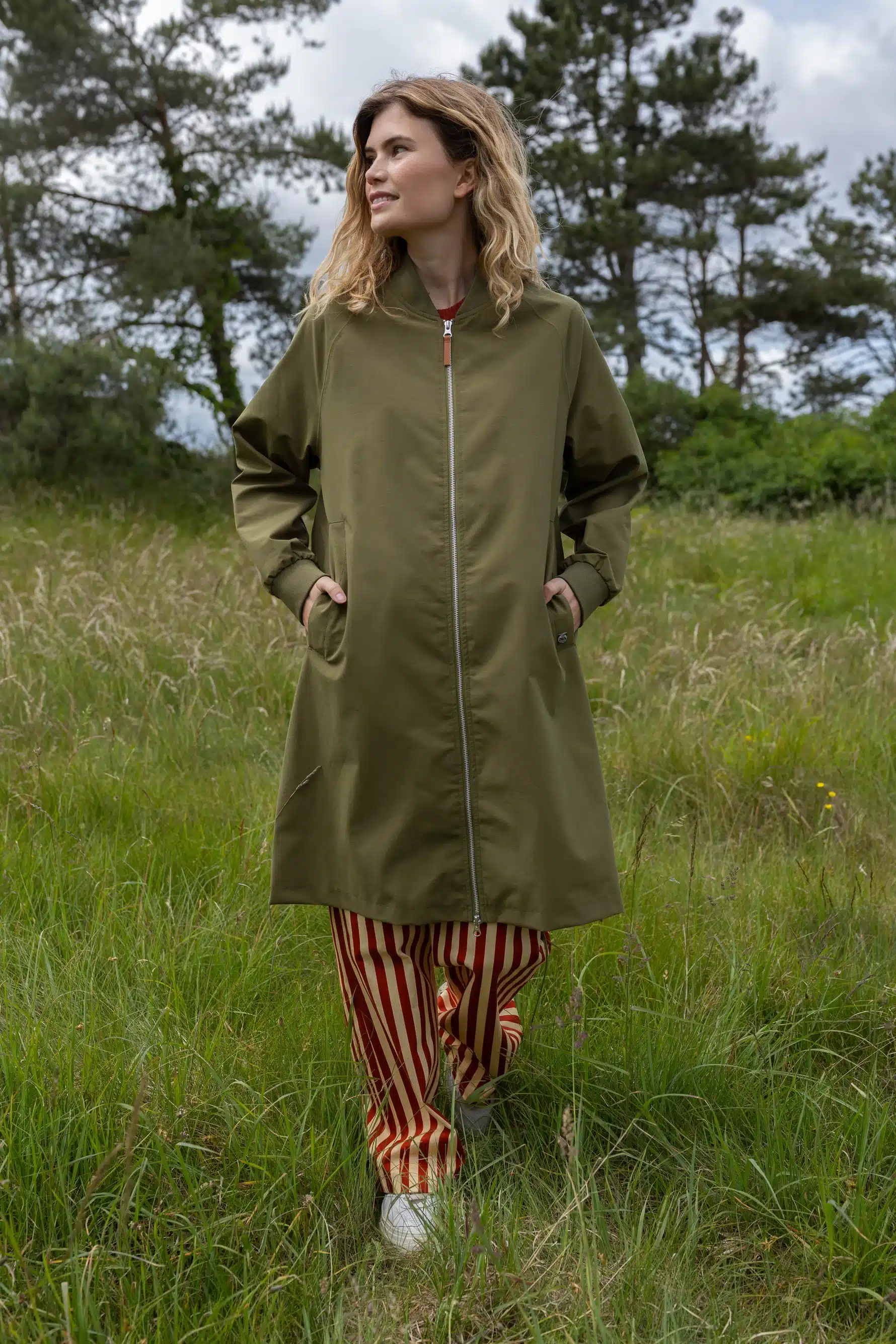 Danefae Danesculpture Midseason Jacket Olive - Afbeelding 2