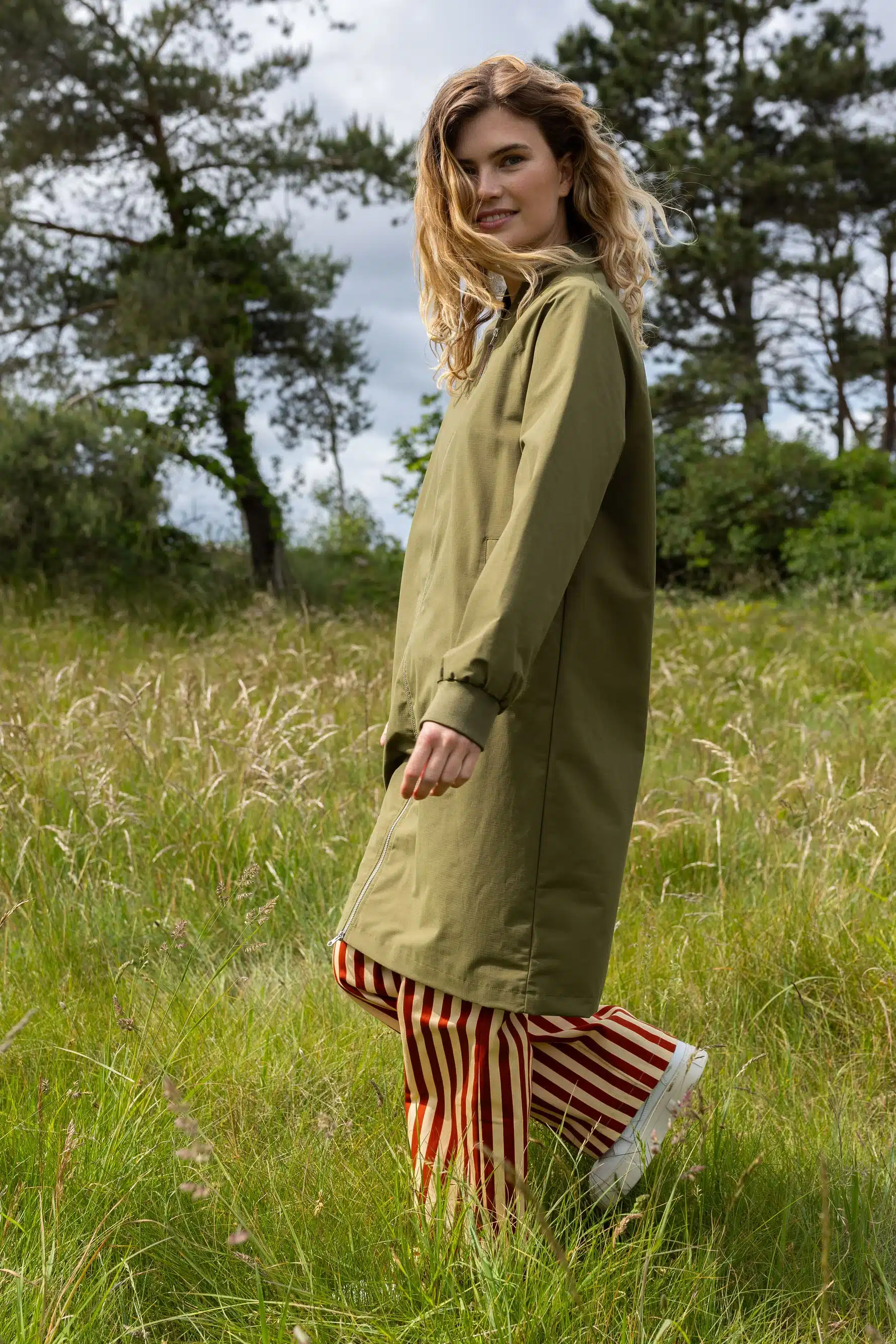 Danefae Danesculpture Midseason Jacket Olive - Afbeelding 3