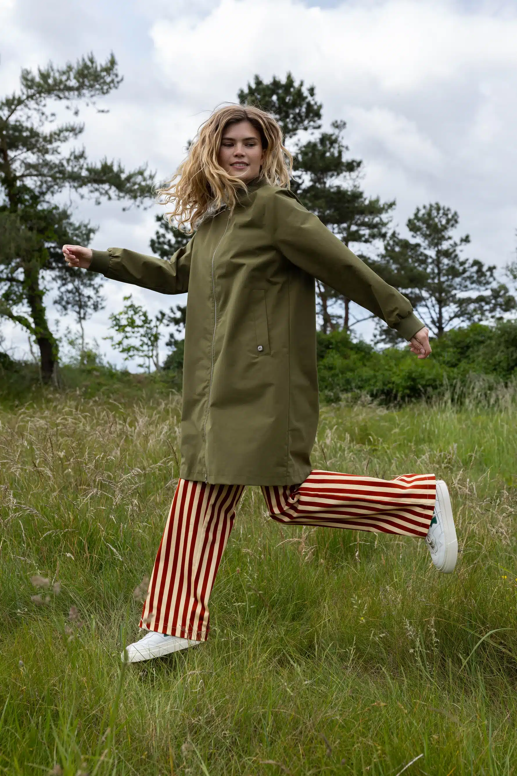 Danefae Danesculpture Midseason Jacket Olive - Afbeelding 4