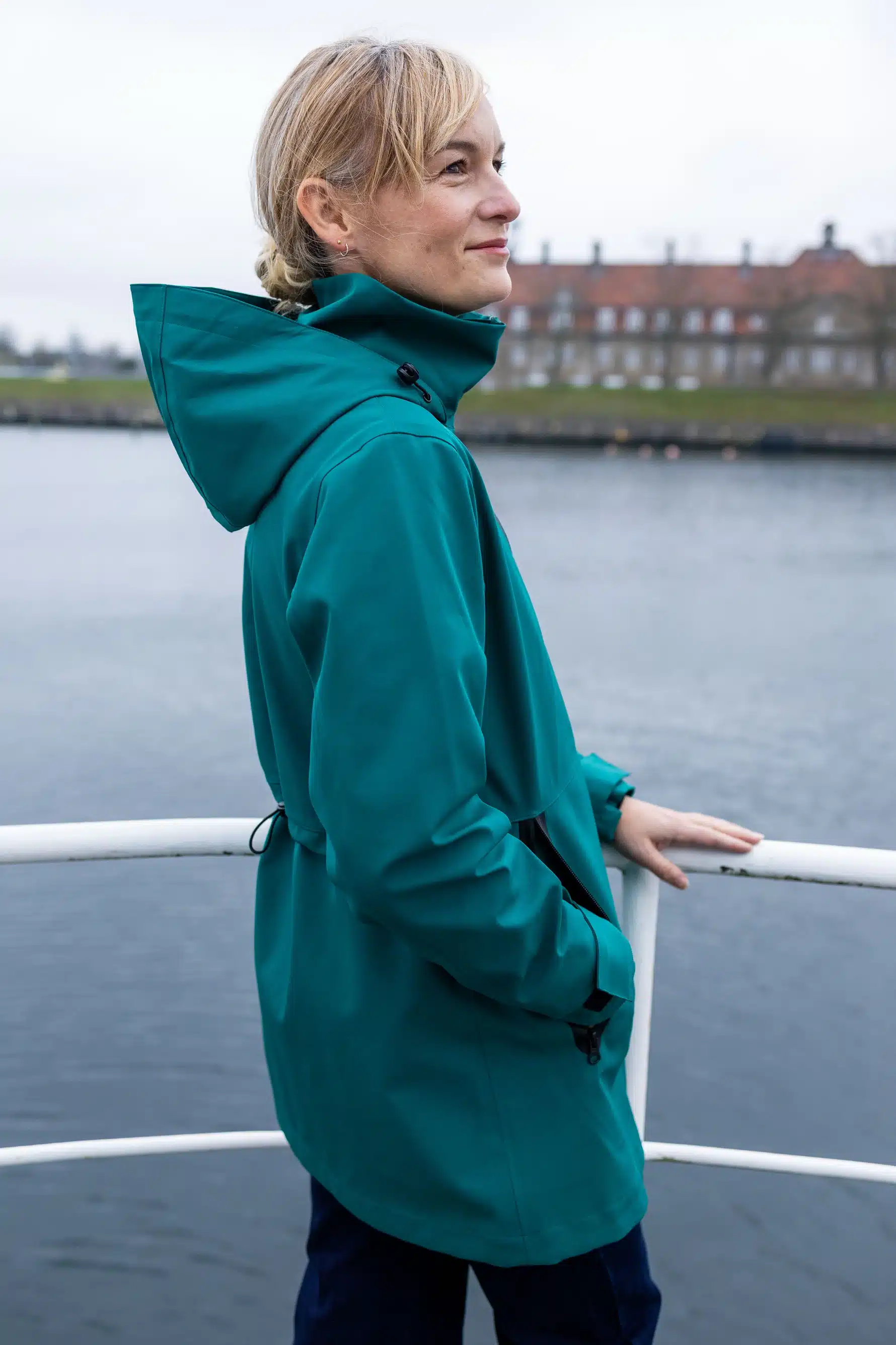 Danefae Danelittle Sister Raincoat Dark Green - Afbeelding 3