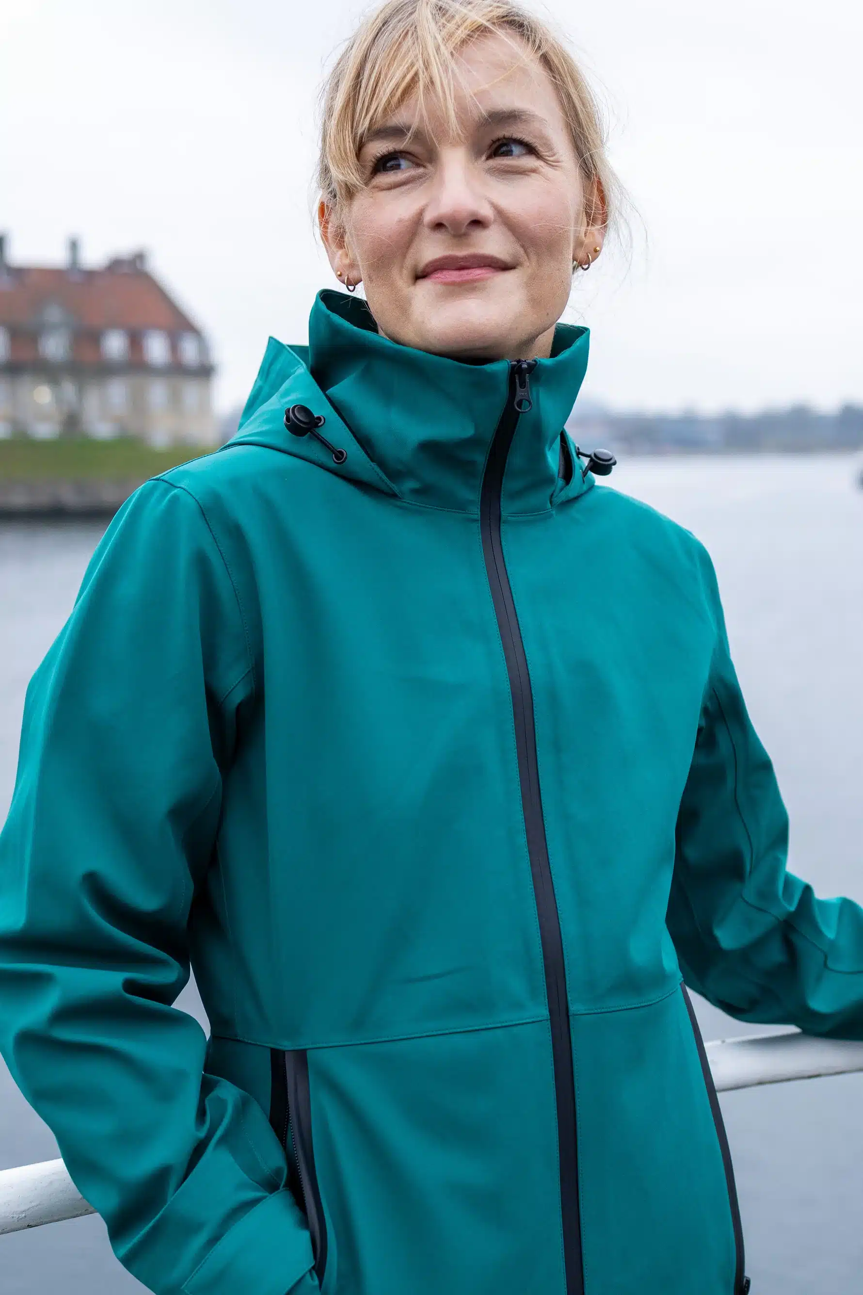 Danefae Danelittle Sister Raincoat Dark Green - Afbeelding 4