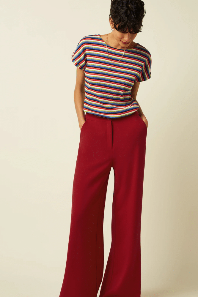 King Louie Aria Top Samui Stripe Bluing - Afbeelding 6