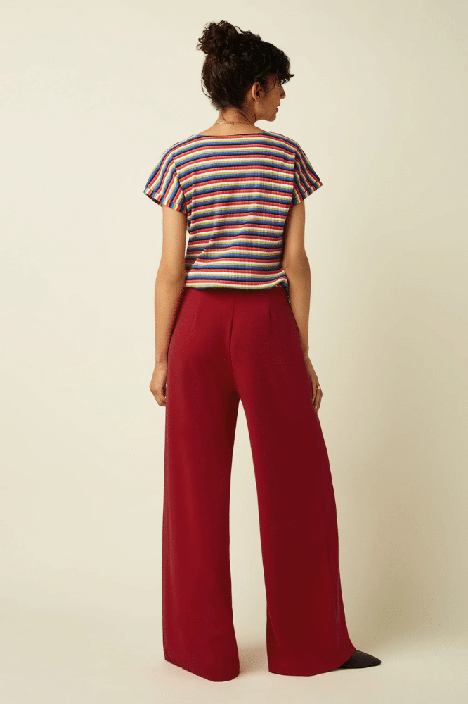 King Louie Aria Top Samui Stripe Bluing - Afbeelding 4