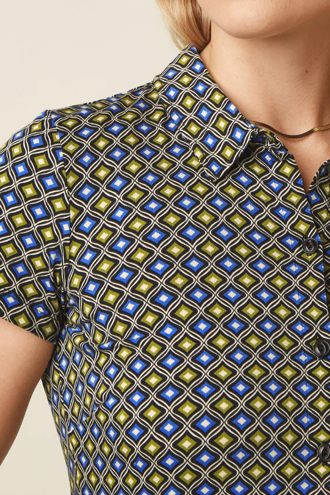 King Louie Blouse Blend Black - Afbeelding 3