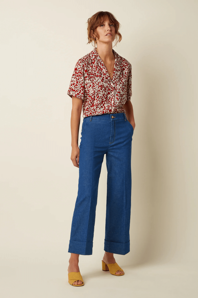 King Louie Elsie Blouse Paradis Chili Red - Afbeelding 3