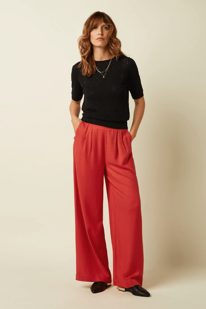 King Louie Irma Pants Cameron Red - Afbeelding 2