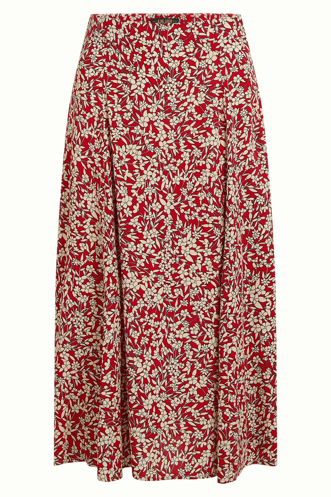 King Louie Laia Skirt Paradise Chili Red - Afbeelding 4