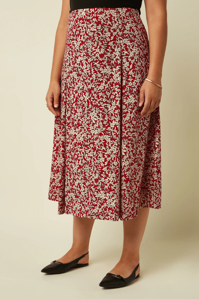 King Louie Laia Skirt Paradise Chili Red - Afbeelding 3