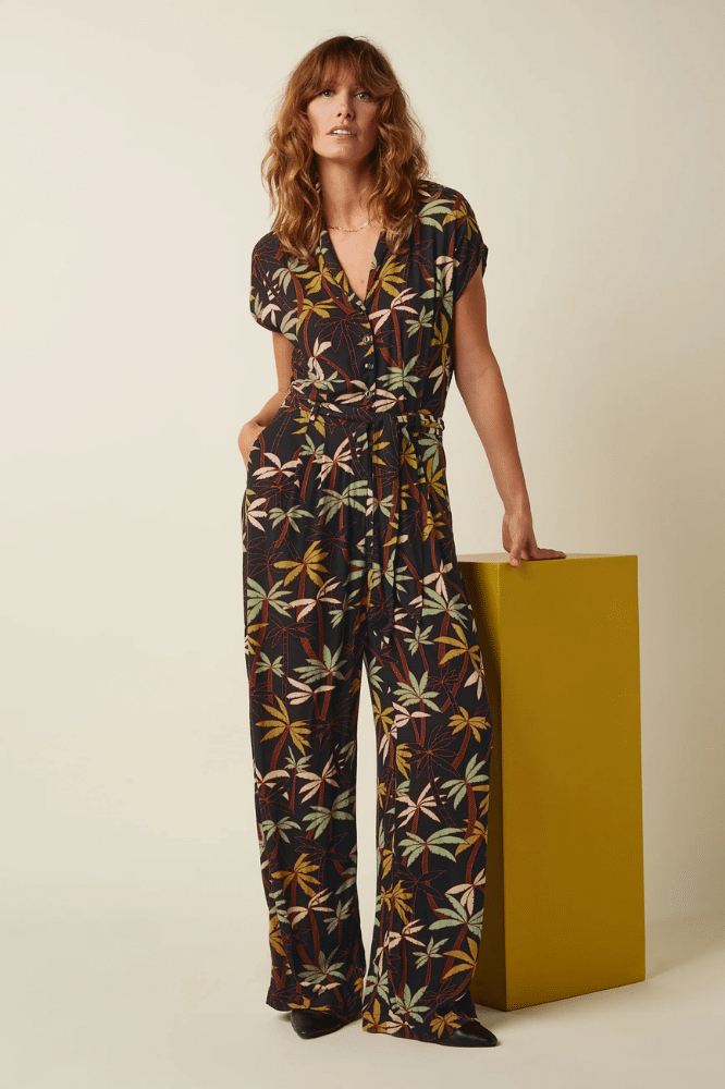 King Louie Maria Jumpsuit La Rochelle Black - Afbeelding 3