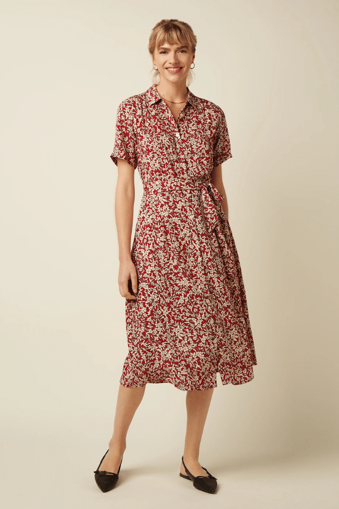 King Louie Olive Dress Paradis Chili Red