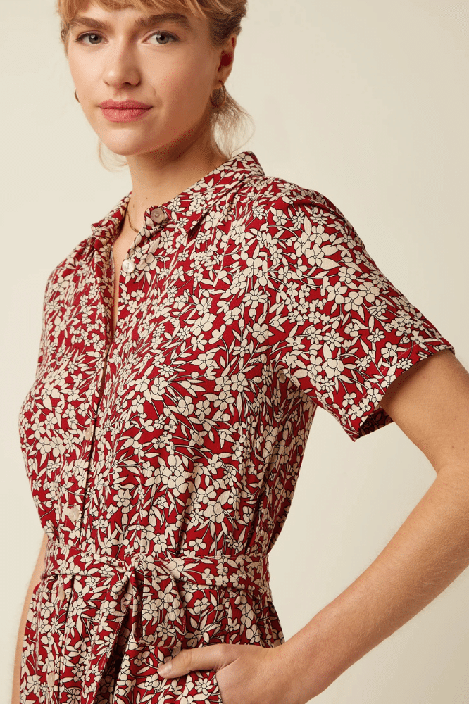 King Louie Olive Dress Paradis Chili Red - Afbeelding 3