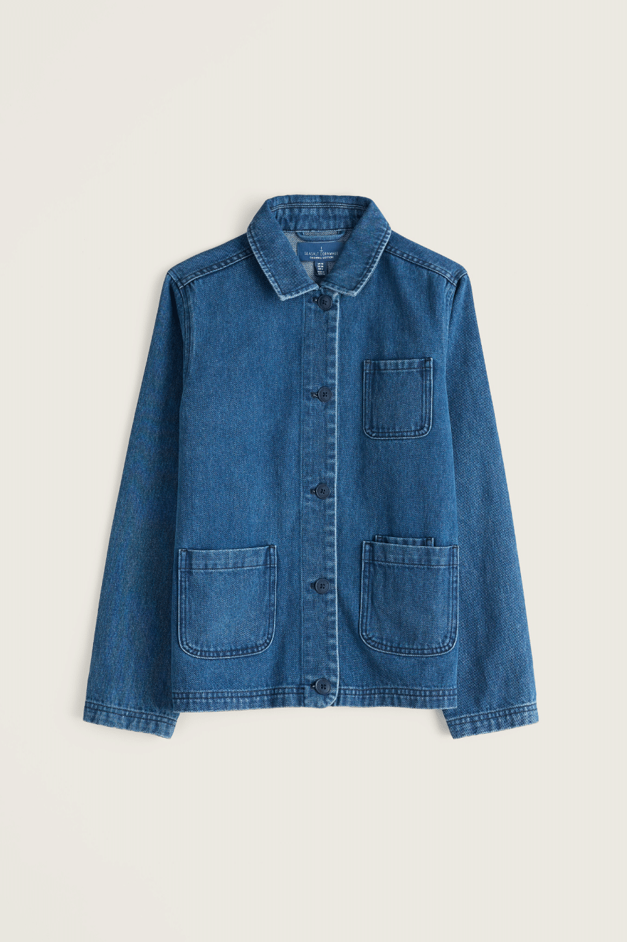 Seasalt Cornwall Reading Jacket Mid Wash High Twist - Afbeelding 5