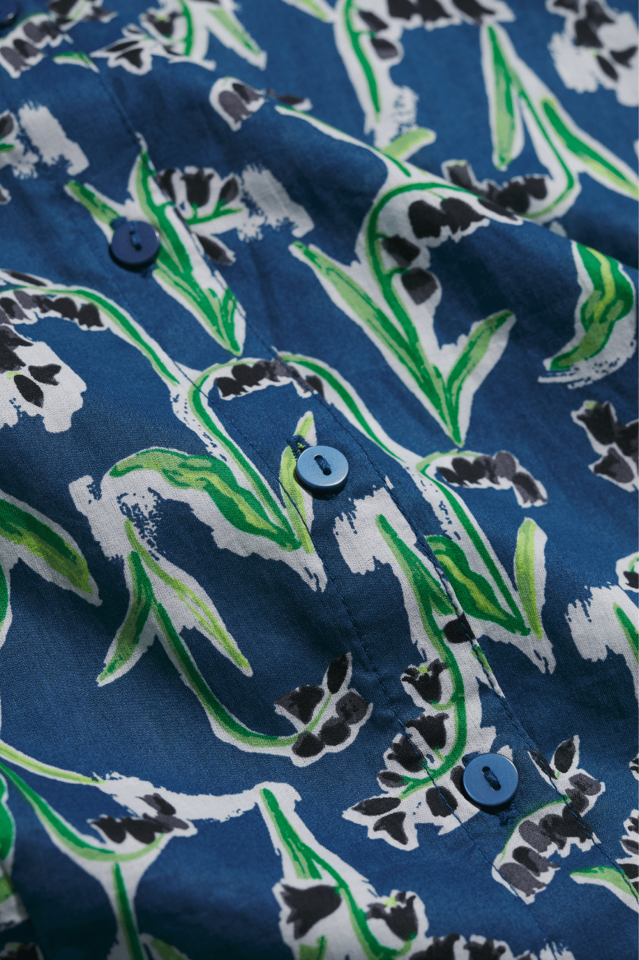 Seasalt Cornwall Rushmaker Shirt Painty Bluebell Dark Voyage - Afbeelding 5