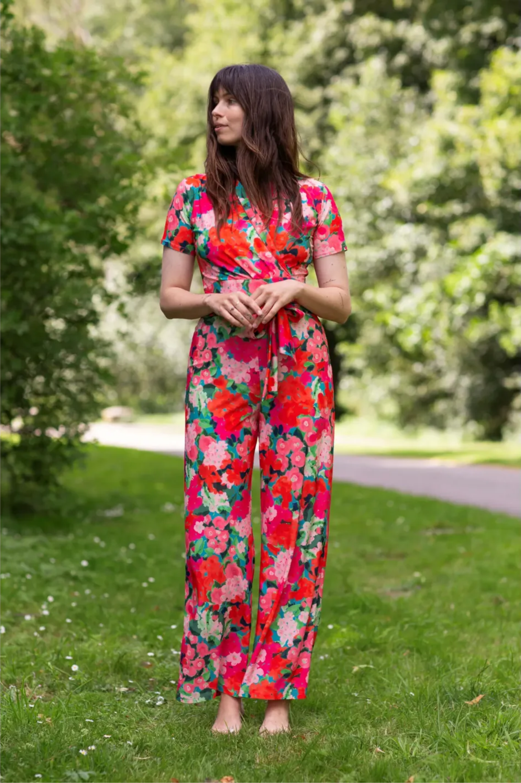 Very Cherry Emmylou Jumpsuit Artist Garden