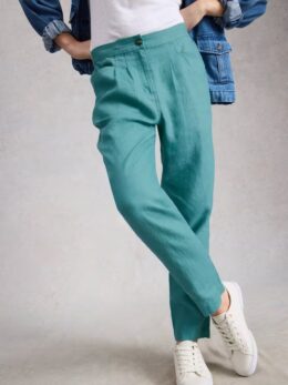 White Stuff Rowena Trousers Mid Teal